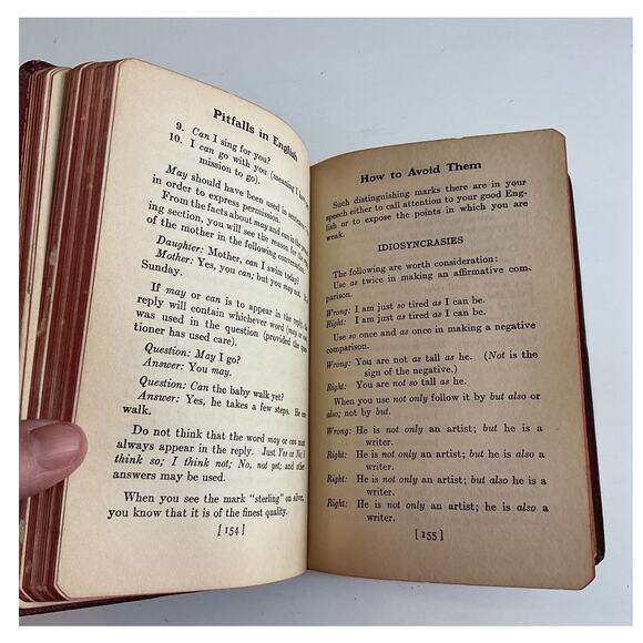 1927 Pitfalls In English And How To Avoid Them By Sophie C. Hadida - Picture 5 of 6